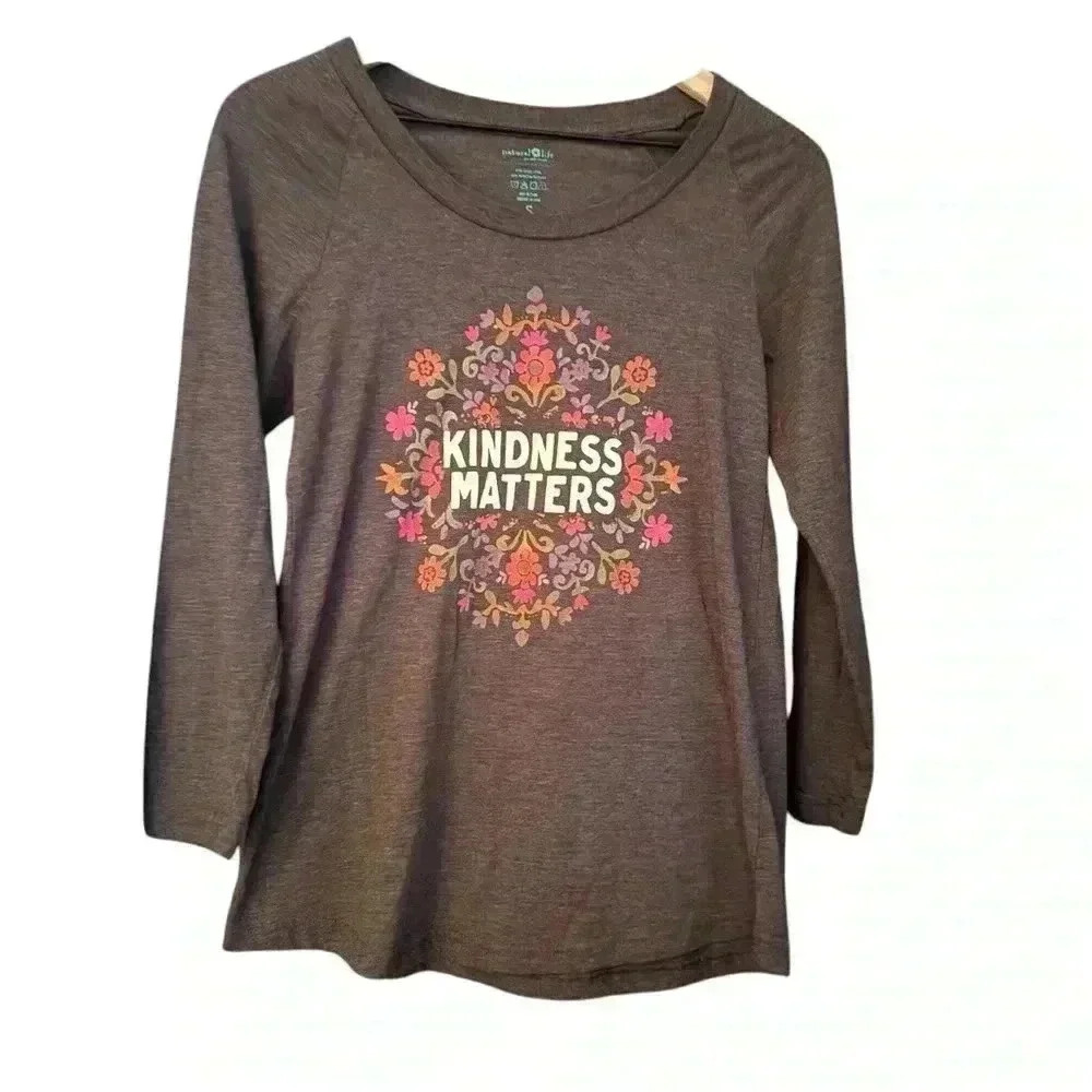 Natural Life “Kindnesss Matters” long sleeve tee